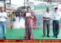 ಹುಬ್ಬಳ್ಳಿ | ಸಸಿ ನೆಡುವ ಮೂಲಕ ಪರಿಸರ ಸಂರಕ್ಷಣೆಯ ಸಂದೇಶ ಸಾರಿದ ಡಿಆರ್ಎಂ ಬೇಲಾ ಮೀನಾ