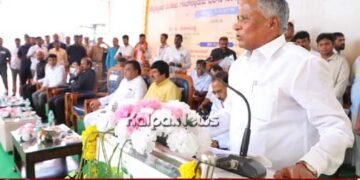 ಎಲೆಕೇರಿ ಗೇಟ್‌ ಲೆವೆಲ್ ಕ್ರಾಸಿಂಗ್ ಮೇಲ್ಸೇತುವೆಗೆ ಕೇಂದ್ರ ಸಚಿವ ಸೋಮಣ್ಣ ಚಾಲನೆ