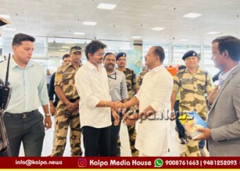ಮಂಗಳೂರಿಗೆ ಆಗಮಿಸಿದ ತಮಿಳುನಾಡು ಸಿಎಂ ವಿಜಯ್ | ಸಚಿವ ಖಾದರ್ ಸ್ವಾಗತ