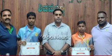 ಶಿವಮೊಗ್ಗದಲ್ಲಿ ಕ್ರೀಡಾಪಟುಗಳ ಸಾಧನೆ | ದಕ್ಷಿಣ ಭಾರತ ಕುಸ್ತಿ ಚಾಂಪಿಯನ್‌ಶಿಪ್‌ನಲ್ಲಿ ಇಬ್ಬರಿಗೆ ಚಿನ್ನ