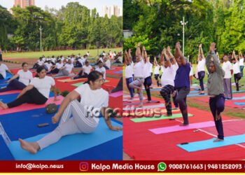 International Yoga Day Celebrated by South Western Railway Bengaluru Division