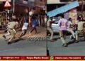 ಶಿವಮೊಗ್ಗದಲ್ಲಿ ರಾತ್ರಿ ಪೊಲೀಸರಿಂದ ಲಾಠಿ ಚಾರ್ಜ್