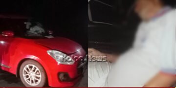Car Accident Near Shivamogga Davanagere Man Dies on the Spot
