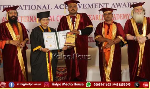 Honorary Doctorate Conferred to Sowmya Nandan