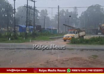 Heavy Rains Lash in Shivamogga Hundreds of Electric Poles Collapse