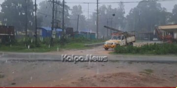 Heavy Rains Lash in Shivamogga Hundreds of Electric Poles Collapse