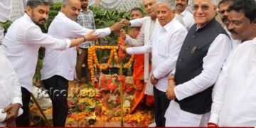 Lays Foundation Stone for Pedestrian Subway in Bengaluru