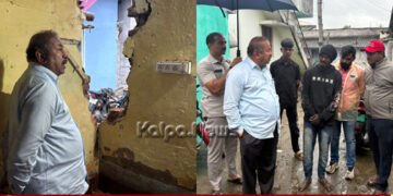 Shivamogga MLA Channabasappa Assures Quick Relief to Rain Affected Family