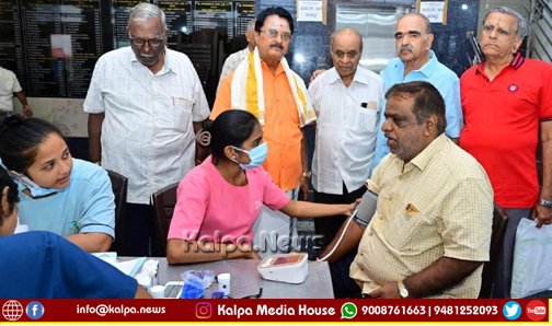 Mysuru Free Health Check up Camp at Rayara Matha a Success