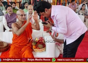 39th chaturmasya of pejawara sri begins in delhi