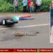 shikaripura road accident iti student milan dies
