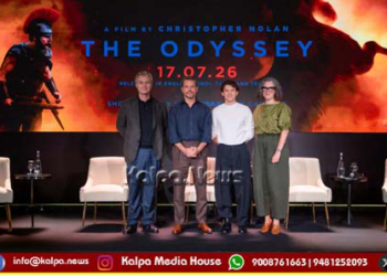 the odyssey premiere christopher nolan arrives india