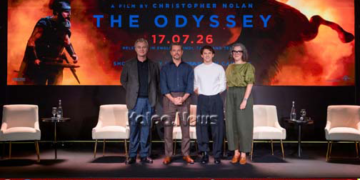 the odyssey premiere christopher nolan arrives india