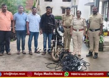 shivamogga-cable-theft-case-2-arrested-wires-recovered