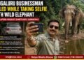 Wild Elephant killed man while taking selfie kanakapura