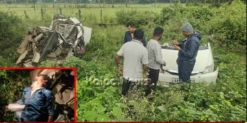 shivamogga-car-Terrible accident-21-year-youth-death