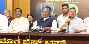 Shivamogga K.S. Eshwarappa Targets B.K. Hariprasad RSS Remarks