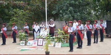 Shivamogga Independence Day In Jain Public School