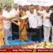 shivamogga foundation-stone for KPS School building