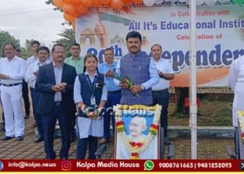 shikaripura MP B Y raghavendra on independence day