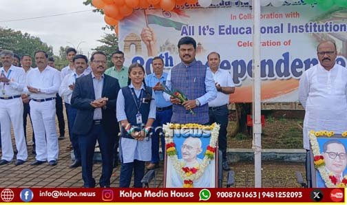 shikaripura MP B Y raghavendra on independence day