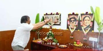 Madhu Bangarappa new-office-vidhana-soudha-pooja