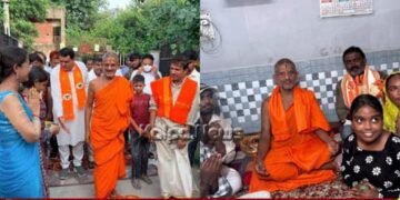 Pejawara Swamiji Visits Delhi Dalit Colony Sanathan Dharma