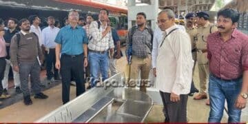 SWR sakleshpur-subrahmanya-vande-bharat-trial-MD Visit