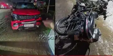 shivamogga-car-bike-accident-youth-dies-mandli