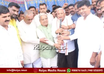 SWR Chitradurga Chikkajajur 57 Cr ROB Foundation Stone