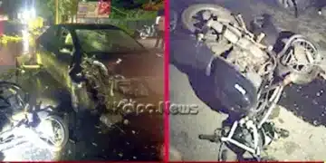 Sagara Car Bike Head On Collision Youth Killed Accident