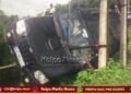 Sagara-Car crashes into transformer