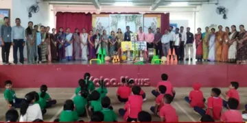 Shikaripura National Sports Day In Kumadvathi Central School copy