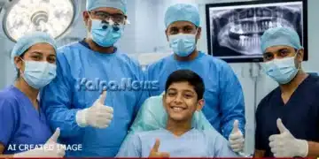 Shivamogga 11 Year Boy Rare Jaw Cyst Surgery In SN Hospital