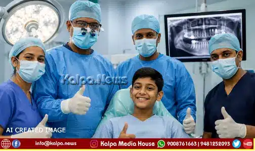 Shivamogga 11 Year Boy Rare Jaw Cyst Surgery In SN Hospital