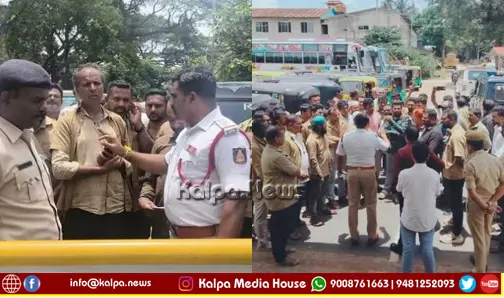 Shivamogga 70 Autos Seized By Police During Document Check copy