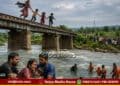 Shivamogga Mother Jumps Tunga River With 3 Children