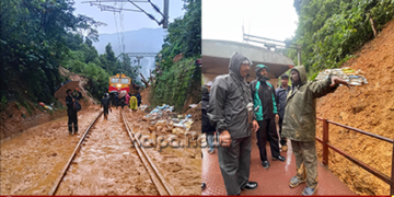 Indian Railway : Train-services-resume-ghat-section-mysuru-17378-first-train-after-landslide