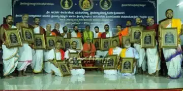 Udupi Badarayanacharya Honoured with the ‘Jayasree Kambukantha’ Award
