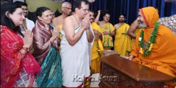 Gokarna longevity through ushapana and nasapana