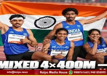 asian games 2026 india wins silver in mixed relay