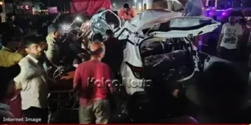 kerala thrissur caraccident 8 engineering students dead