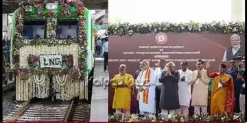 lng diesel india first dual fuel train launched