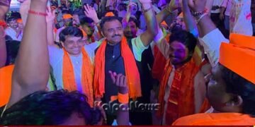 mannakhelli ganesha visarjana procession celebration