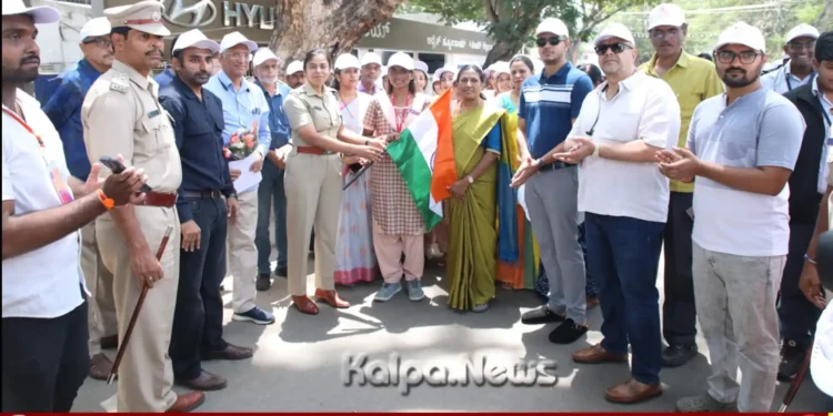 say no to drugs walkathon dcp harsha students