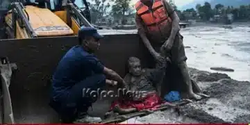 nepal flood 97 year old woman rescued 9 hours in mud