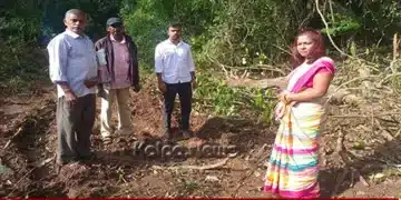 sagar forest encroachment 3 acres cleared