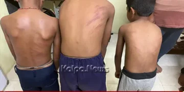 Shivamogga Sagar Teacher Beats Children Low Marks