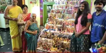 Bhadravathi Dasara Gombe Display Kusuma Umesh House