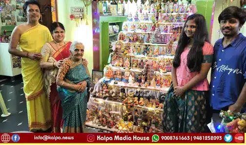 Bhadravathi Dasara Gombe Display Kusuma Umesh House